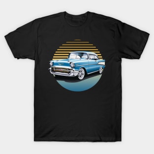 1957 Chevy Bel-Air Classic Car Enthusiast T-Shirt